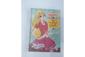 CADERNO 20 MATERIAS 400 FLS X-GIRLS COD.95