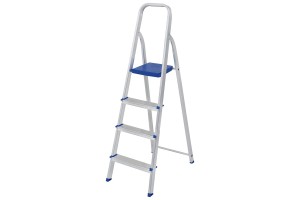 ESCADA ALMINIO 4 DEGRAUS USO DOMESTICO REF-005102