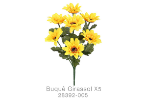 BQ GIRASSOL X5 AMARELO REF-28393-005
