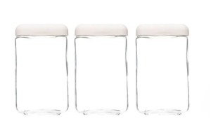 KIT COM 3 POTE TENDENZA 1,3L BRANCO REF-101997250107