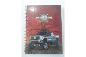 B/A CADERNO CAPA DURA 240FLS 12X1 X PICKUP REF-1902000
