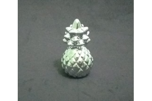 ADORNO ABACAXI CERAMICA MTALIZADO ROSE REF-47619562