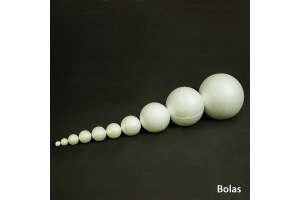 BOLA ISOPOR 25MM VALOR UNIDADE 0,25